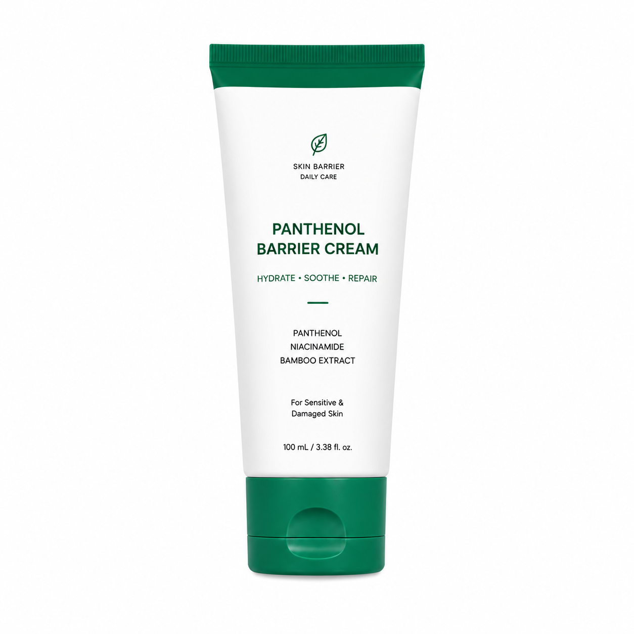 10% Panthenol Barrier Repair Cream – Daily Hydrating Moisturizer for Sensitive & Dry Skin