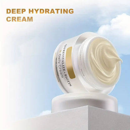 Day Cream + NightCream with Biotin Set, Shea Butter